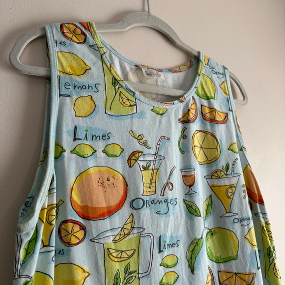 Citrus Slightly Twisted Novelty Tank Dress - Picture 3 of 6